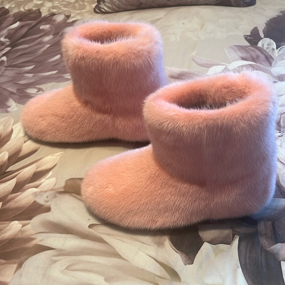 Custom Made Mink Boots - image 1